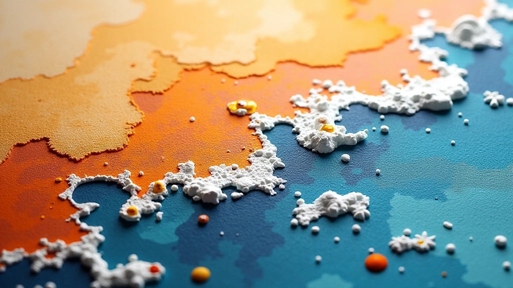 Close-up detail of oil painting showing layered brushwork and glazing techniques creating depth and luminosity in seascape