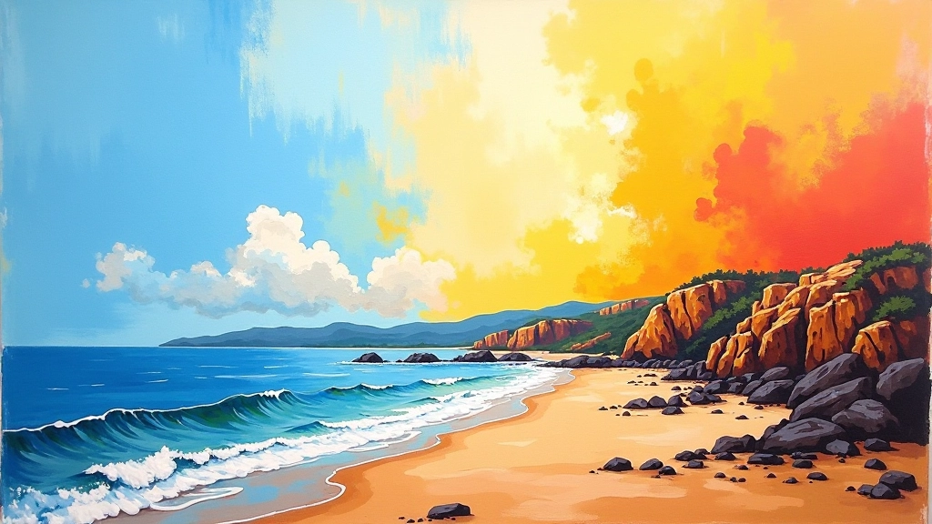 Abstract expressionist painting